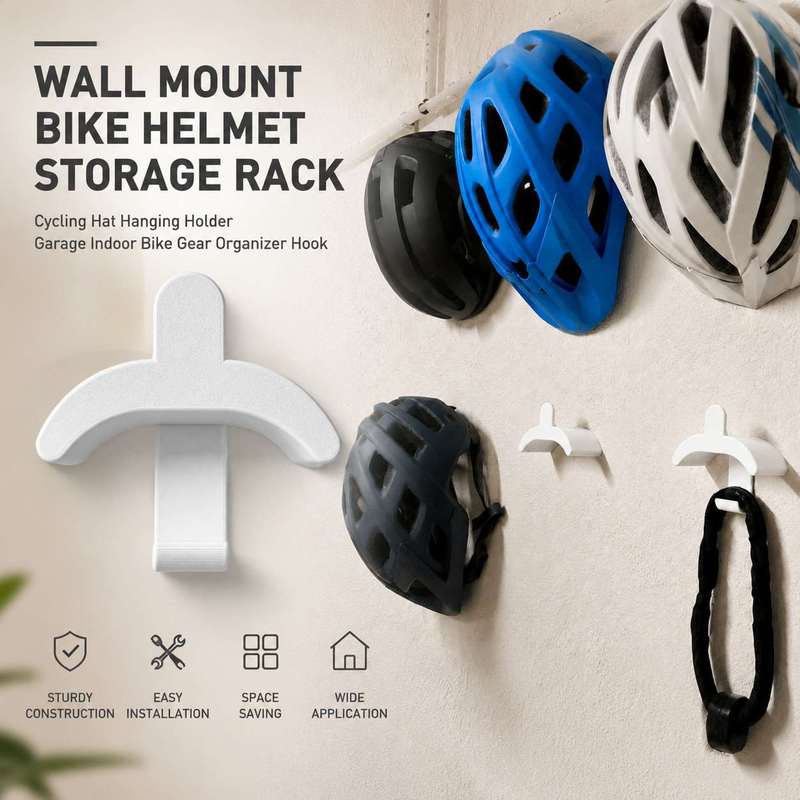 Cycling Gear Indoor - Indoor Wall Hanging Cycling Helmet Bracket
