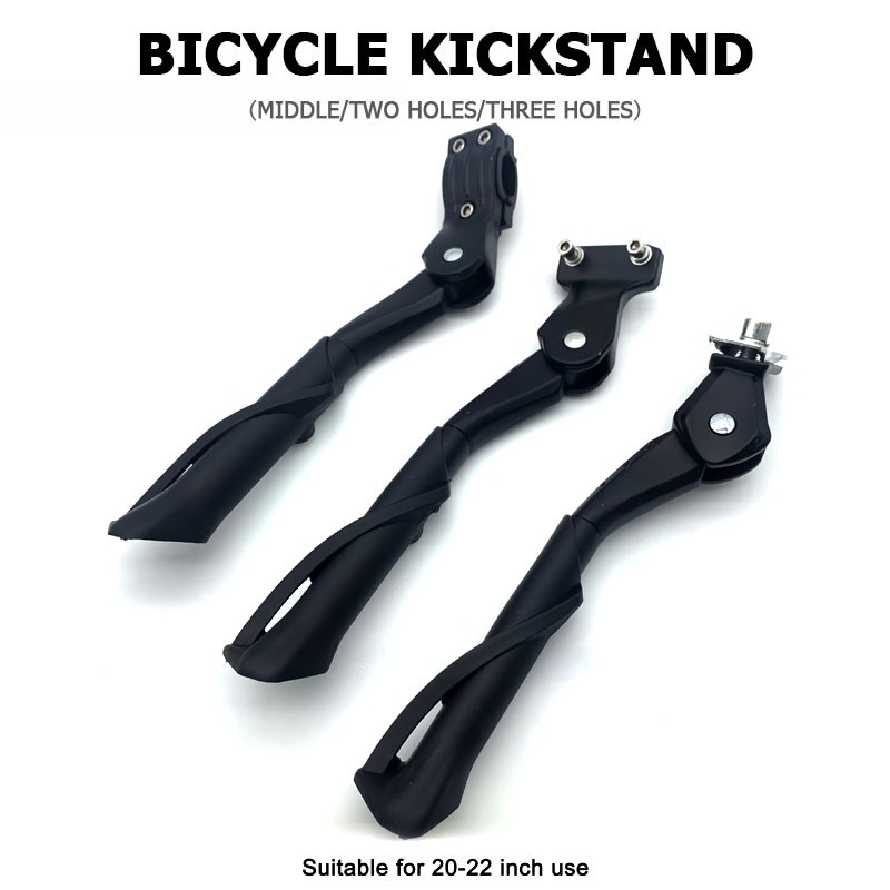 Bicycle Kickstand - Adjustable Aluminum Bicycle Side Kickstand for