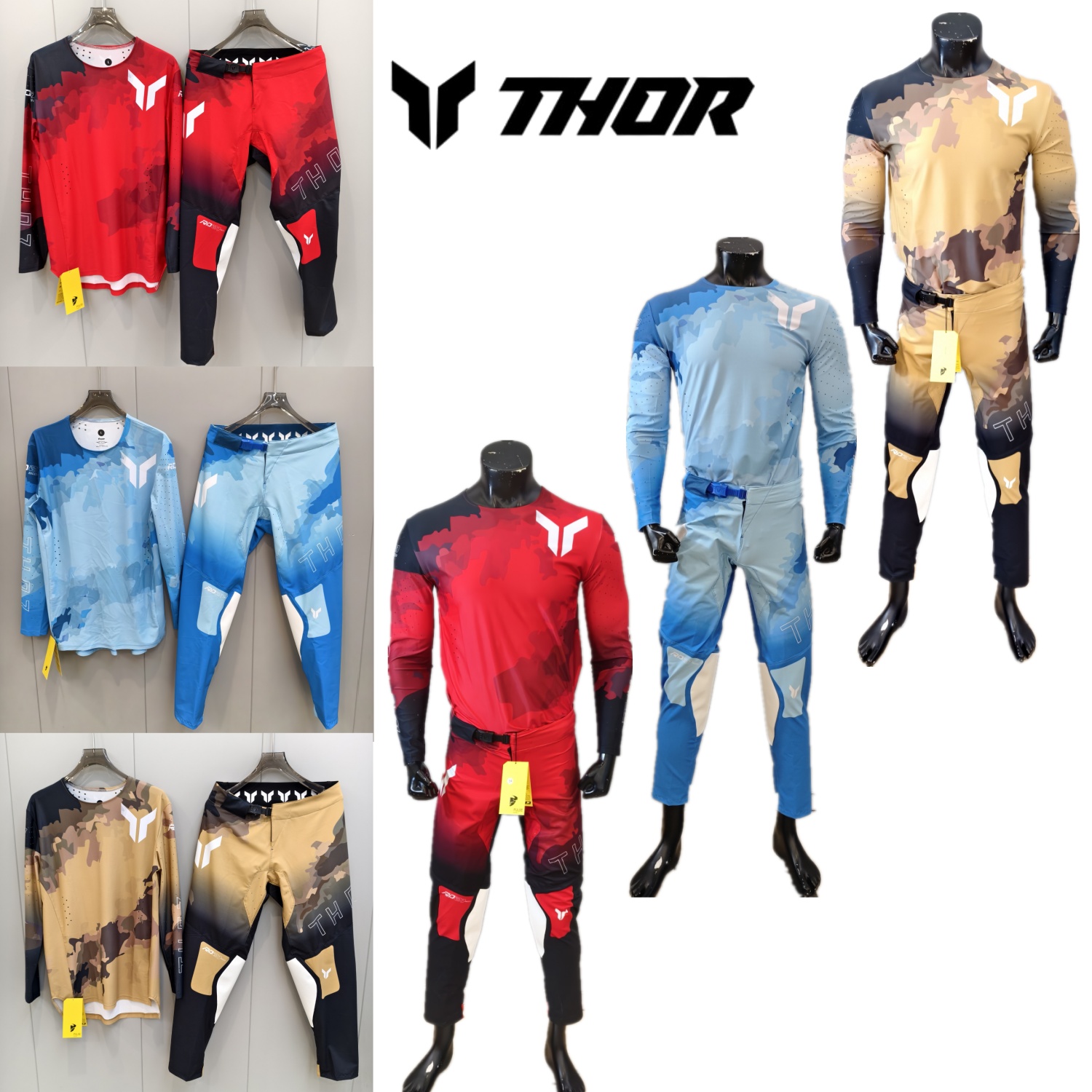Cycling Jersey - THOR Motocross Gear Set MX Off