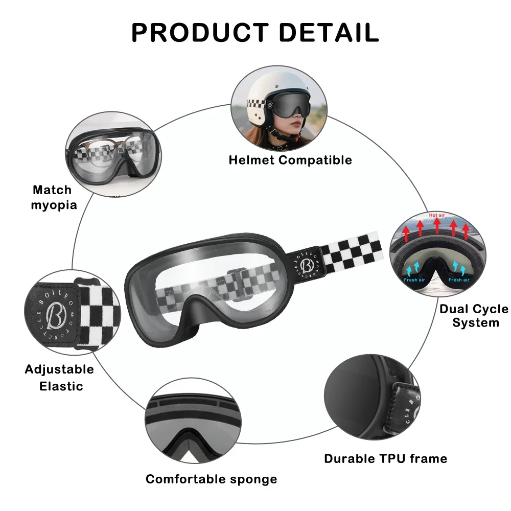 Vintage Motorcycle Goggles Ove - Vintage Cycling Gear review and price