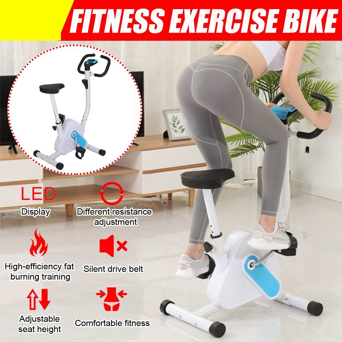 LED Display Cycling Machine Wo - Cycling Gear Indoor review and price
