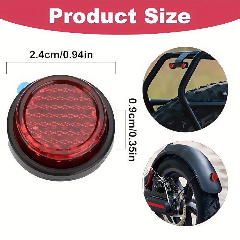 6PCS Motorcycle Reflector Self - Vintage Cycling Gear review and price