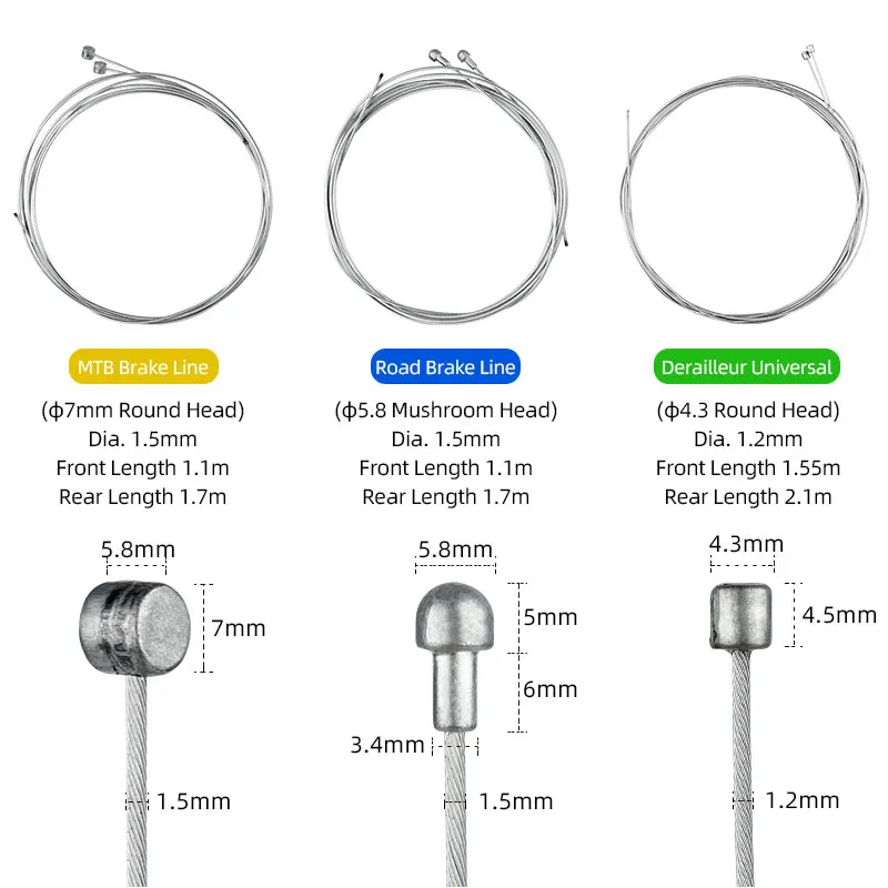 Brake Derailleur Cables Kit Ca - Cycling Gear Parts review and price